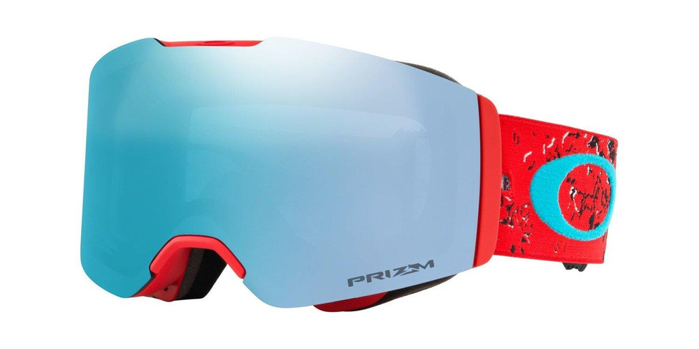 Oakley Goggles Fall Line Arctic Fracture Red Sea / Prizm Snow Sapphire Iridium OO7085-23