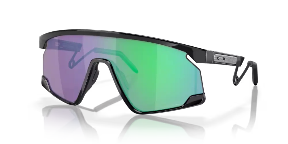 Oakley Okulary przeciwsłoneczne BXTR METAL Introspect Collection Metal Black / Prizm Jade OO9237-07