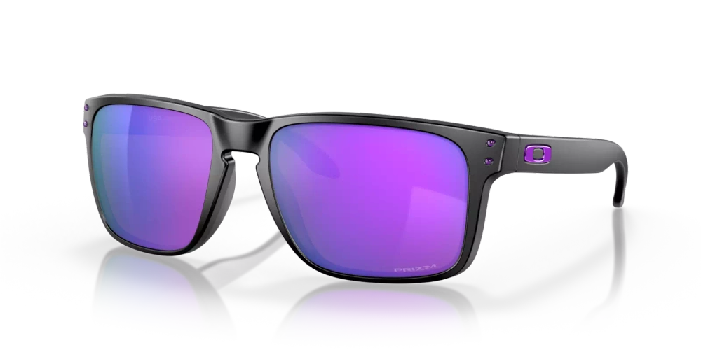 Oakley Okulary przeciwsłoneczne HOLBROOK XL Matte Black/Prizm Violet OO9417-20
