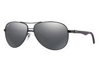 Ray-Ban Okulary przeciwsłoneczne przciwsłoneczne z polaryzacją CARBON FIBRE RB8313 - 002/K7