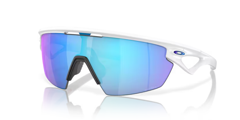 Oakley Okulary przeciwsłoneczne SPHAERA Matte White / Prizm Sapphire Polarized OO9403-02