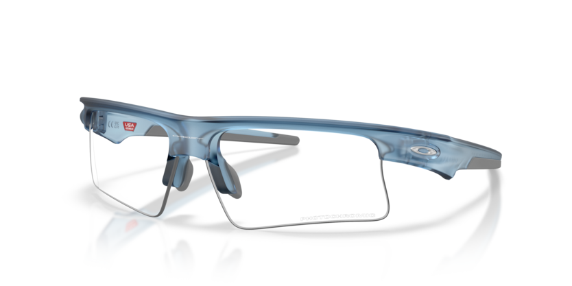 Oakley Okulary przeciwsłoneczne BISPHAERA SPEED Matte Trans Stonewash / Clear To Black Iridium Photochromic OO9534-07