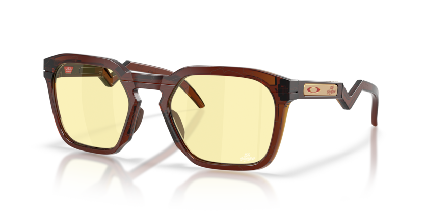 Oakley Okulary przeciwsłoneczne HSTN SQ 100 Thieves Collection Dark Amber / Prizm Gaming™ 2.0 OO9533-10