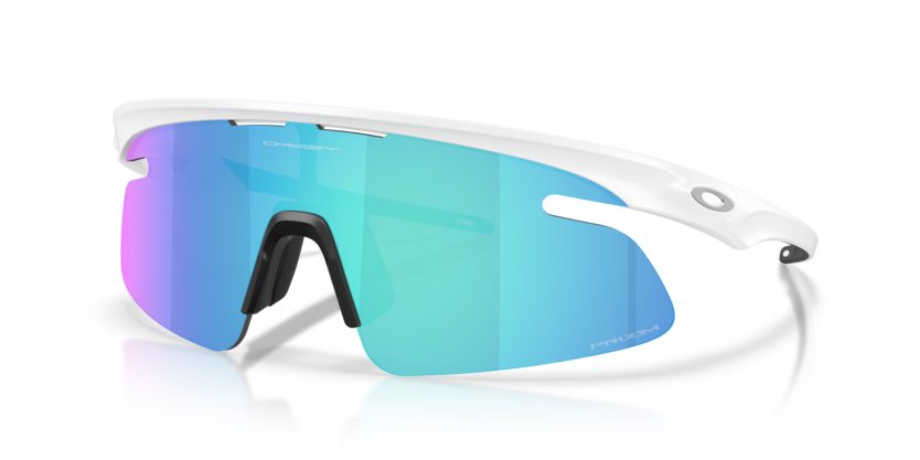 Oakley Okulary przeciwsłoneczne RSLV LITE Matte White / Prizm Sapphire OO9527D-04