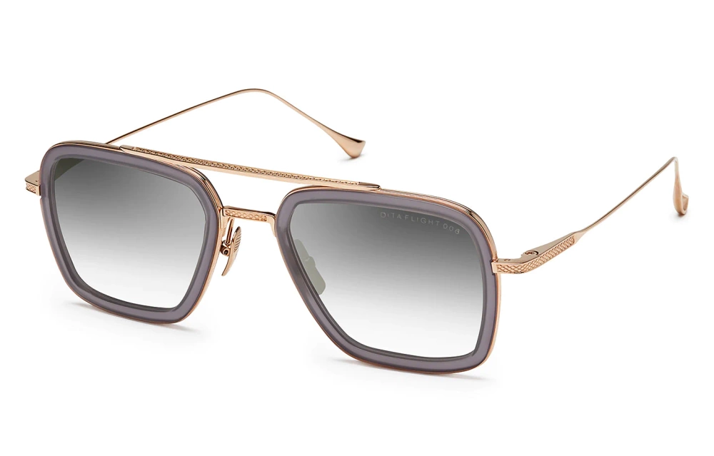 Dita Okulary przeciwsłoneczne FLIGHT.006 7806-H-GRY-GLD-52