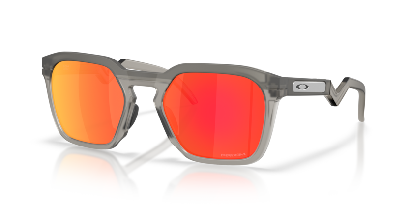 Oakley Okulary przeciwsłoneczne HSTN SQ Matte Grey Smoke / Prizm Ruby OO9533-02
