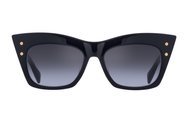Balmain Okulary przeciwsłoneczne BPS-101A Black and gold-tone acetate B-II sunglasses