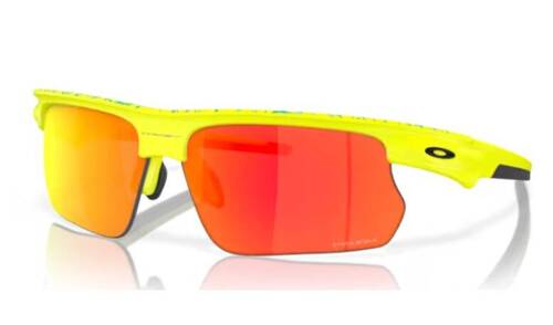 Oakley Okulary przeciwsłoneczne BISPHAERA Matte Tennis Ball Yellow / Prizm Ruby OO9400-13