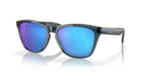 Oakley Okulary przeciwsłoneczne FROGSKINS Crystal Black/Prizm Sapphire Polarized OO9013-F6