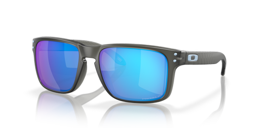 Oakley Okulary przeciwsłoneczne HOLBROOK Matte grey smoke/Prizm sapphire polarized OO9102-X5