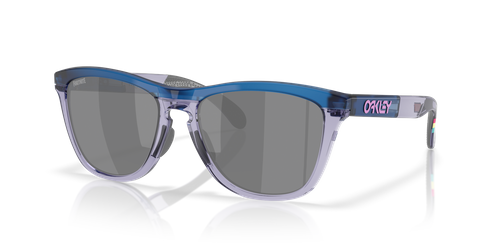 Oakley Okulary przeciwsłoneczne Matte Transparent Blue /Prizm Black FROGSKINS RANGE OO9284-16