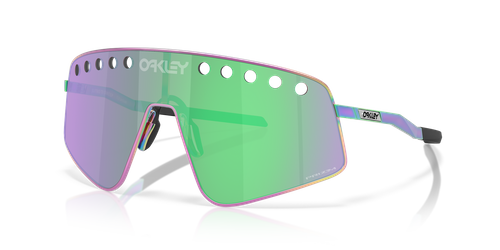 Oakley Okulary przeciwsłoneczne SUTRO TI SWEEP Polished Oil Slick/Prizm Road Jade OO6025-05